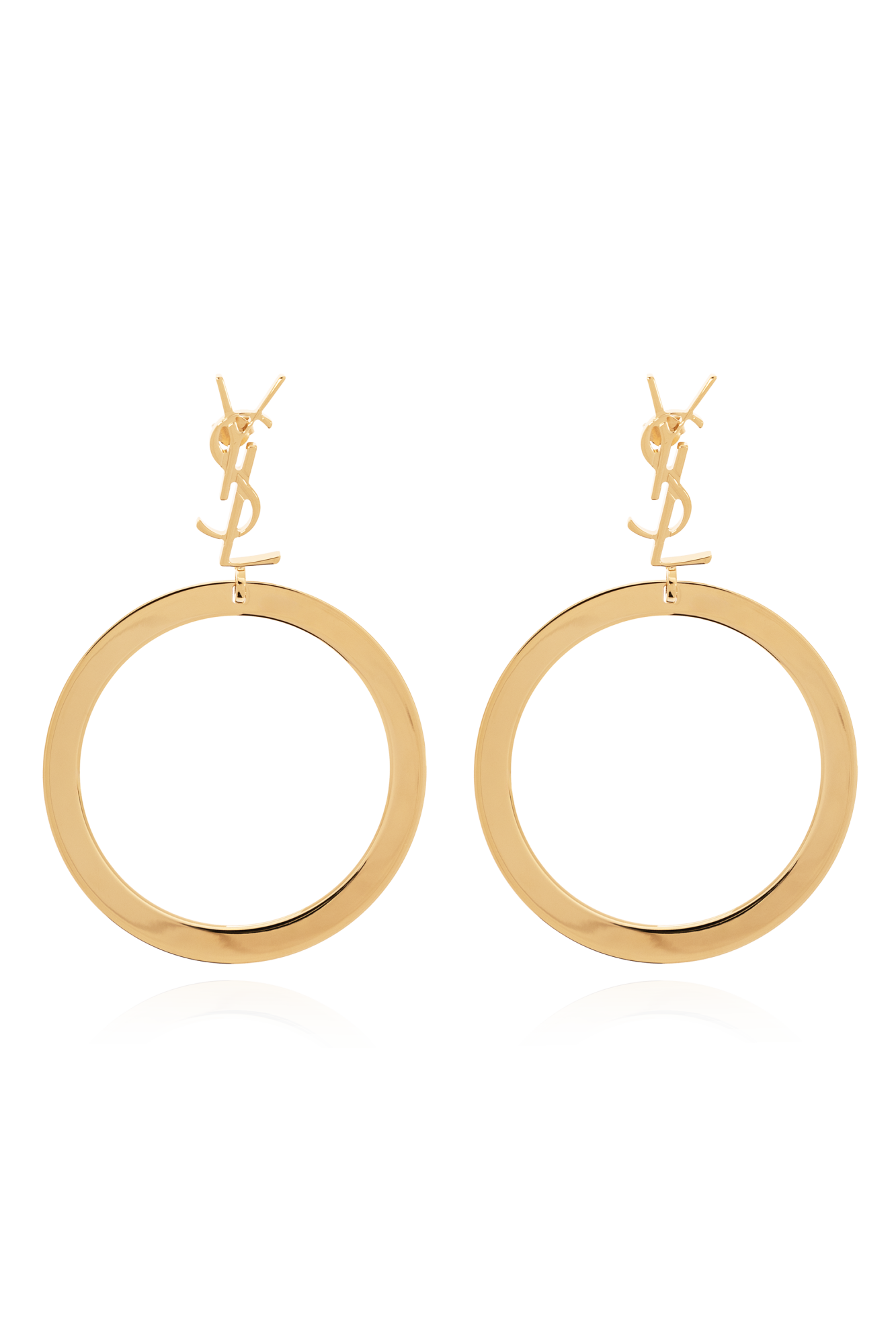 Saint Laurent Brass Earrings | Women's | Vitkac